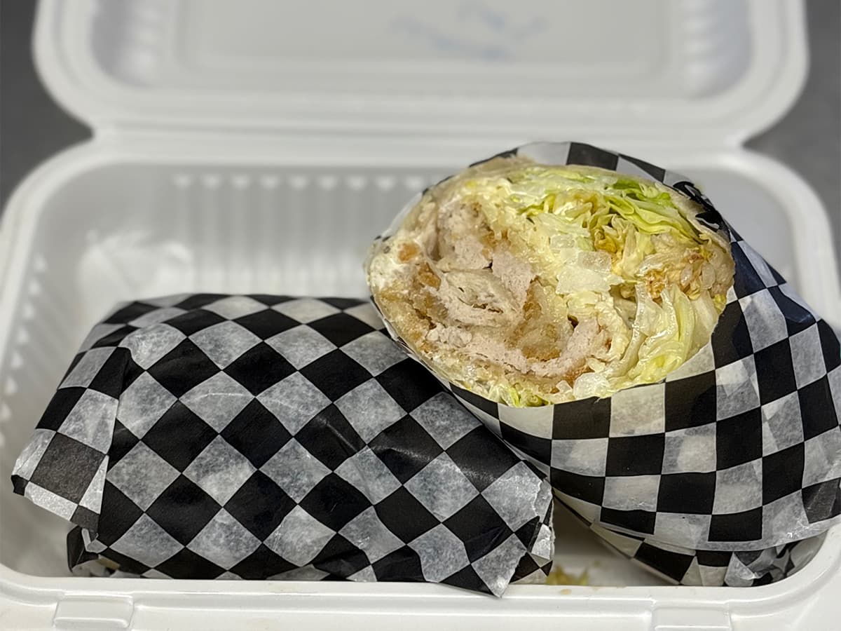 Crispy Chicken Ranch Wrap