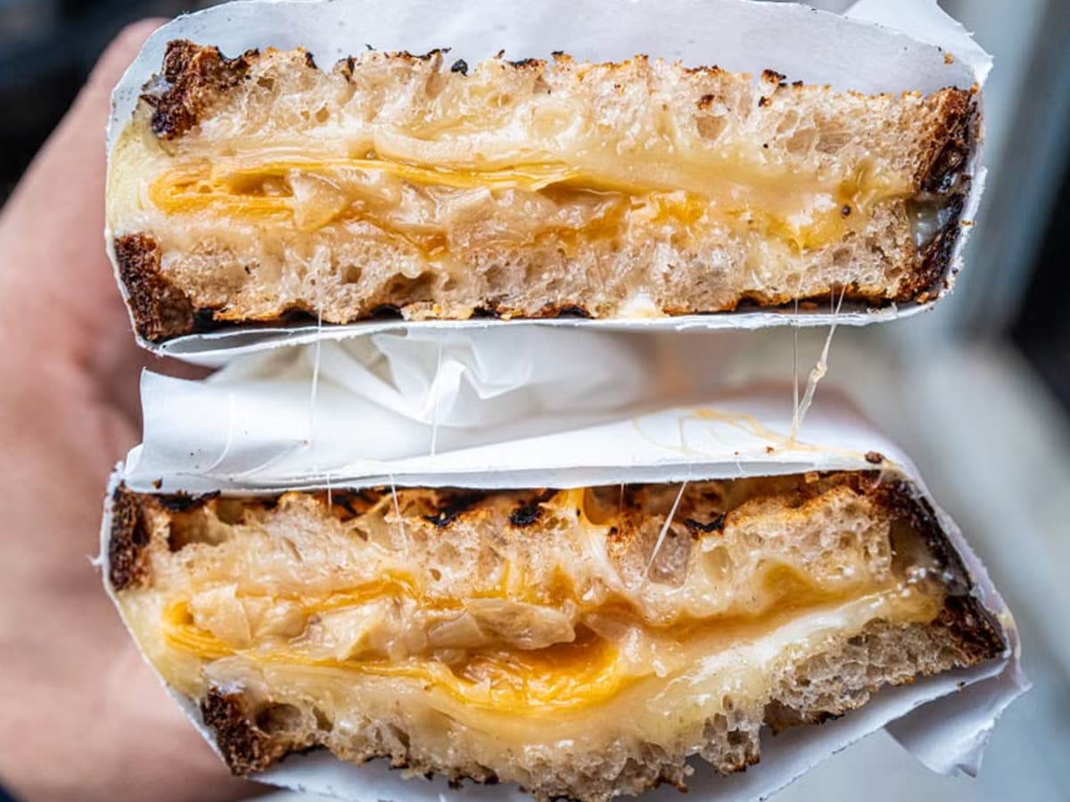 Pulled Pork Grilled Cheese